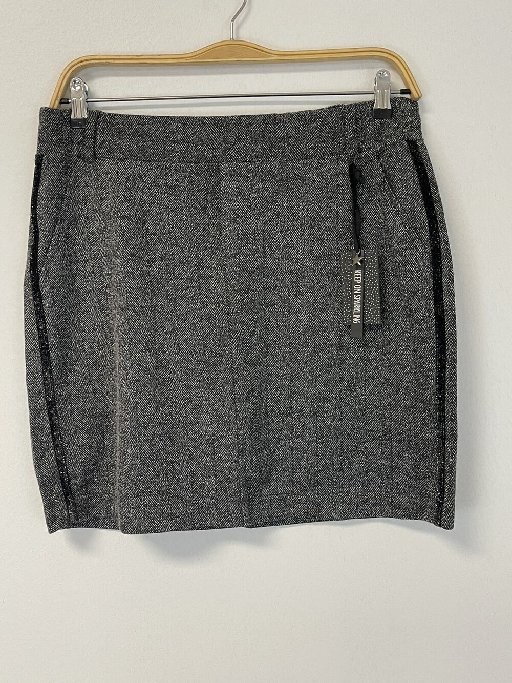 Street One Skirt Womens Size 10 Mini Straight Gray Career Business N169